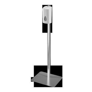 Sanela Infravezérlésű automata szappan és fertőtlenítő adagoló állványon, fehér műanyag, 1 l product image 1