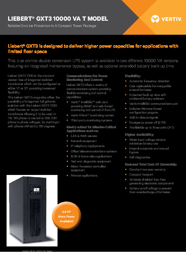 Liebert_UPS_Catalogue_GXT3_10kVA.pdf
