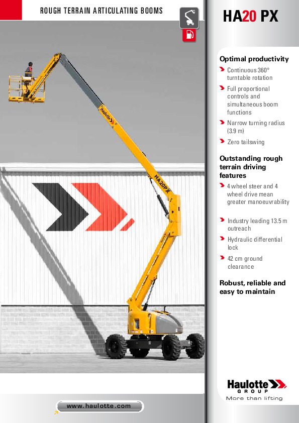 Diesel articulating crane Haulotte 20 PX FB Machinery.pdf