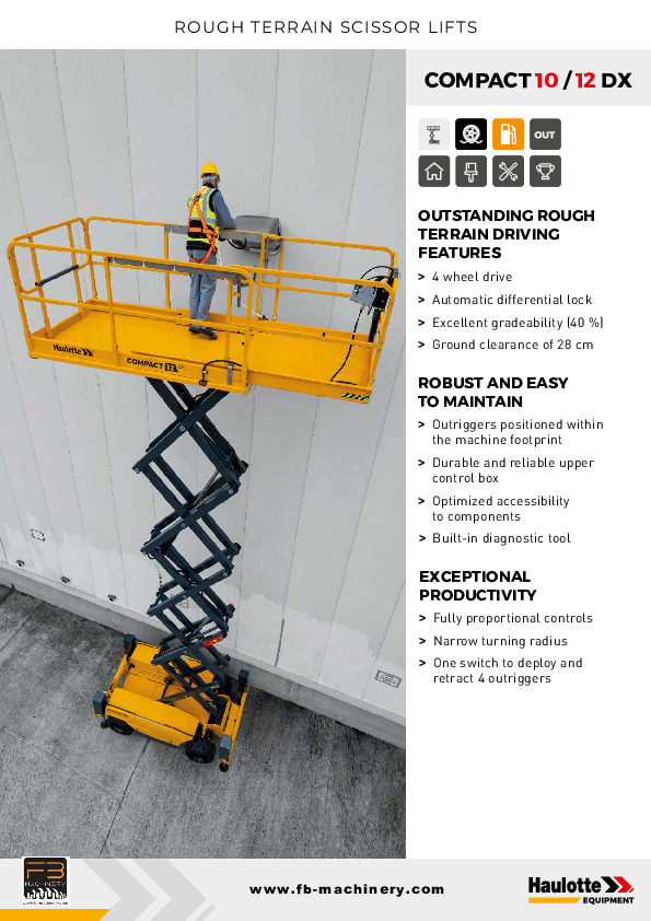 Dízel ollós emelő Haulotte Compact 12 DX FB Machinery PDF.pdf