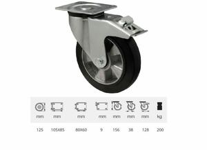 Forgó villás ipari gumi kerék ajánlatkérés