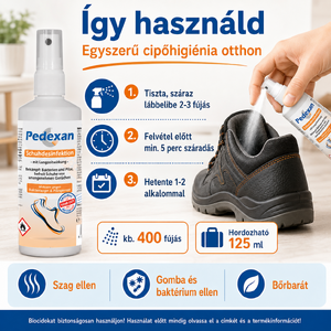 Pedexan Pedexan cipőfertőtlenítő spray, 125 ml product image 2