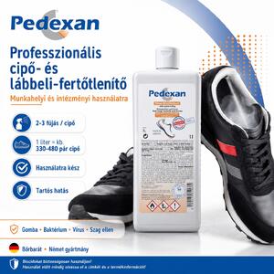 Pedexan Pedexan cipőfertőtlenítő utántöltő 1000 ml, fali adagolóhoz product image 2
