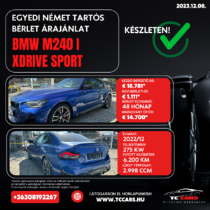 BMW M240 i xdrive sport gépjármű product image 1