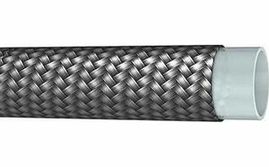 Csige-csapágy Ptfe teflon tömlő egyenes falú rozsdamentes acélfonat erősítéssel product image 1