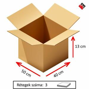 Mű-Pack 50x40x13 cm, 3 rétegű product image 1