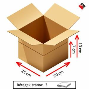 Mű-Pack M20 25x20x10 / 7 cm, 3 rétegű product image 1
