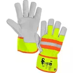 CXS HI-VI jól láthatósági kombinált kecskebőr kesztyű product image