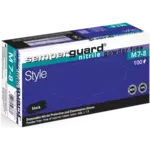 Semperquard Style fekete púdermentes nitril kesztyű product image
