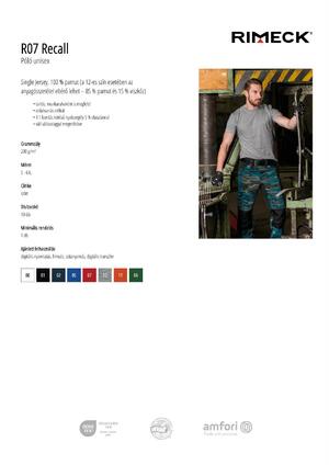 Malfini környakú munkavédelmi póló - RECALL R07 product image 5