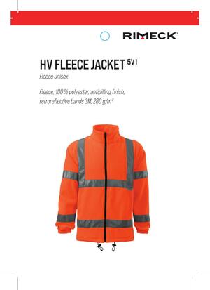 Malfini láthatósági polár jacket HV Fleece Jacket5V1 product image 7