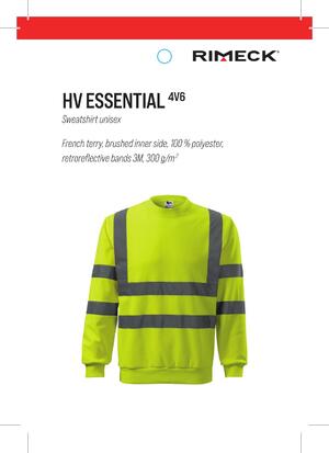 Malfini láthatósági pulóver HV Essential4V6 product image 8