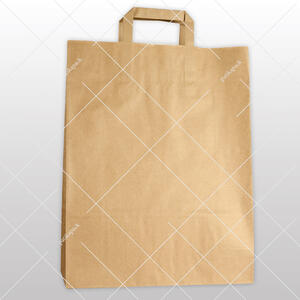 Patika Pack Szalagfüles nyomatlan barna tasak - 32x41 cm, 250x product image 1