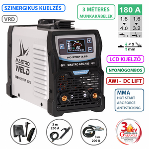 MASTROWELD MASTRO ARC-180 hegesztő inverter (MMA) product image 1