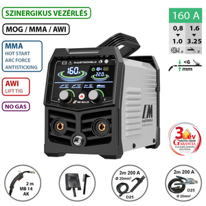 MASTROWELD MASTRO MIG-160 LCD multifunkciós hegesztő inverter product image 2