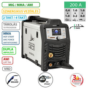 MASTROWELD MIG-200 L Dualpulse hegesztő inverter product image 2