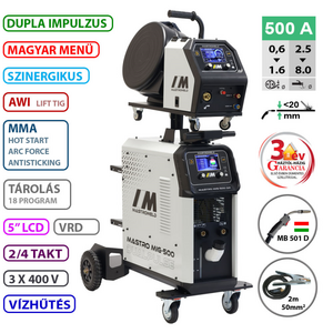 MASTROWELD MASTRO MIG-500 Dualpulse hegesztő inverter product image 2