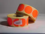 Computer És VonalkÓd Címke kör TT 33 mm Fluó piros product image