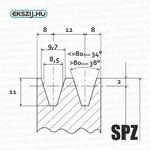 S.I.S. SPZ (10-es) előfúrt ékszíjtárcsa product image
