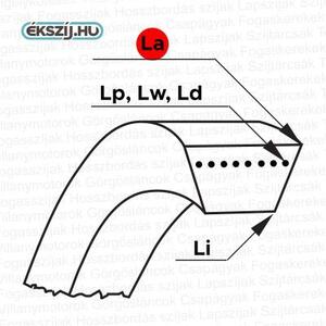 S.I.S. 10x6 (3L) kuplung ékszíj product image 1