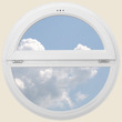 FENSTHERM Veka Softline 70 AD bukó-fix fehér műanyag körablak product image 1