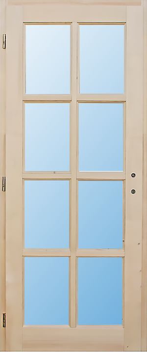 Fagép Kft. Egyenes 8 kazettás mélyen üvegezhető vagy tele fabetétes product image 2