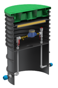 HYDRO-KING HK WMeter 1200 vízóra és szerelvény akna product image