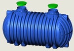 HYDRO-KING HK AStay 8000 l műanyag tartály, szennyvíz, csapadékvíz, tűzivíz tárolására product image 10