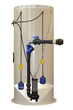 HYDRO-KING® HK 03 típusú kültéri, automatikus üzemű komplett szennyvízátemelő berendezés product image 1