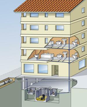 ESPA DRAINEX 201 szennyvízátemelő, vortex búvárszivattyú product image 3