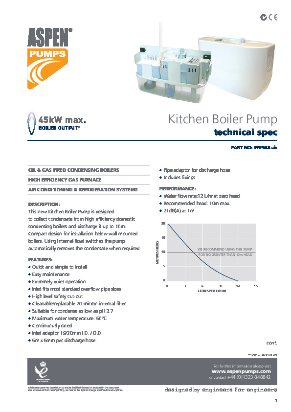 kitchen_boiler_pump_tech_sheet.pdf