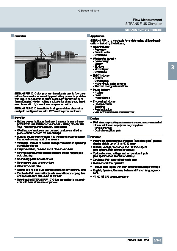Sitrans FUP1010 áramlásmérő.pdf