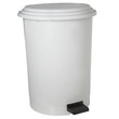 Pedálos szemetes 20 literes fehér műa.  product image