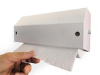 Fehér színterezett fém  tartó 14 cm átm. höz  product image 1