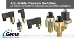 Amtest-TM Gems Sensors állítható nyomáskapcsolók product image