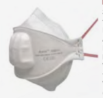 3M Aura 1883+ részecskeszűrő félálarc lefedett szeleppel product image