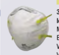 3M 8710E csészeformájú légzésvédő product image