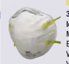 3M 8710E csészeformájú légzésvédő product image 1