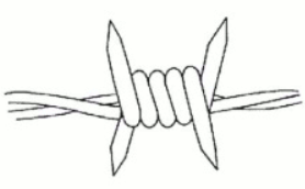 FÖLDVÁR-RUBBER Horganyzott tüskés huzal product image 3