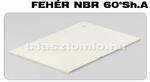 FehÉr Nbr Gumilemez Élelmiszeripari, FDA minőségű gumilemez product image