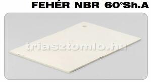 FehÉr Nbr Gumilemez Élelmiszeripari, FDA minőségű gumilemez product image 1