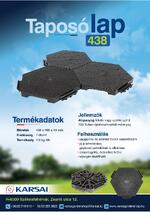 Karsai Kül- és beltéri Műanyag Burkolat - Taposó 438 product image