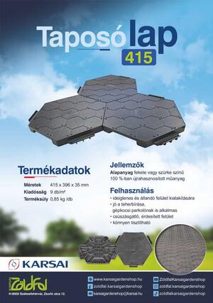 Karsai Kültéri Műanyag Térburkolat - Taposó 415 product image 1