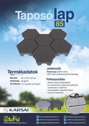 Karsai Kültéri Műanyag Térburkolat - Taposó85 product image 1