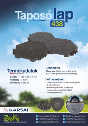 Karsai Taposó438 Méhselytrács product image 1