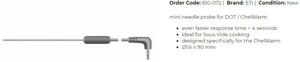  ChefAlarm sütőhőmérő és időmérő, vezetékes beszúró érzékelővel (fehér vagy piros) product image 6