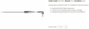  ChefAlarm sütőhőmérő és időmérő, vezetékes beszúró érzékelővel (fehér vagy piros) product image 3