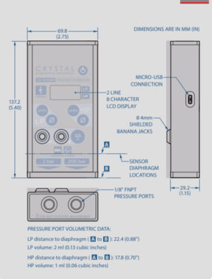 Crystal ASC400 elektronikus nyomáskalibrátor product image 1