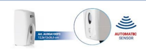 WEIDNER Szenzoros szappanadagoló, tölthető, fehér, 1L product image 1