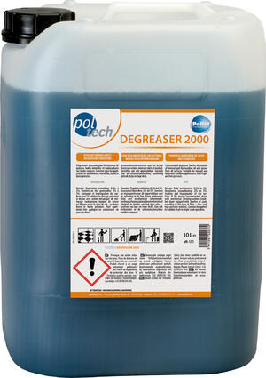 Degreaser 2000 Olajos zsíros szennyeződések eltávolítására, rendkívül jól hígítható tisztítószer takarítógépekbe is product image 1